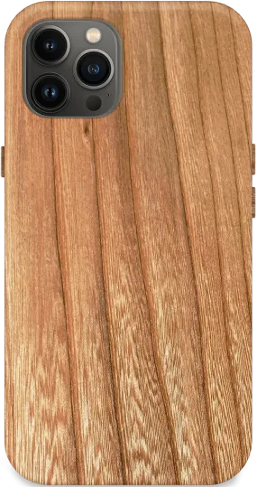 Kerf Select Figured Butternut Wood Phone Case