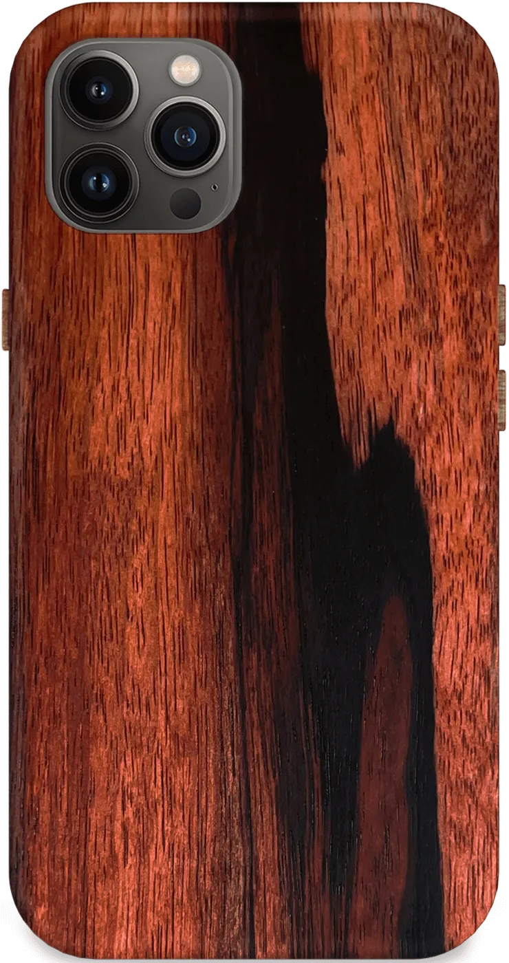 Kerf Select Macassar Ebony Wood Phone Case