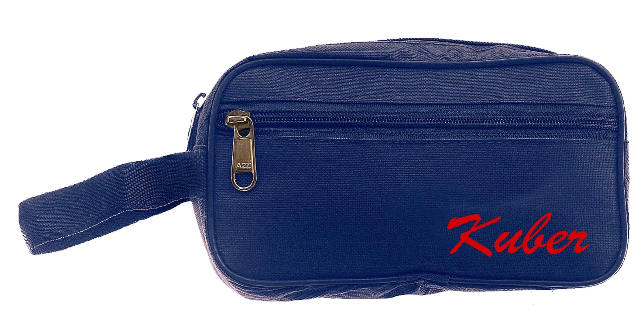 Kuber Industries 2 Pieces Multipurpose Canvas Toiletry Travel Shaving Kit,(Navy Blue) - CTKTC31467