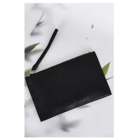 Kyra Cutout Clutch Black