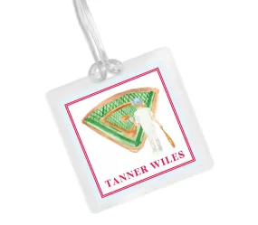 Laminated Bag Tag - Baseball