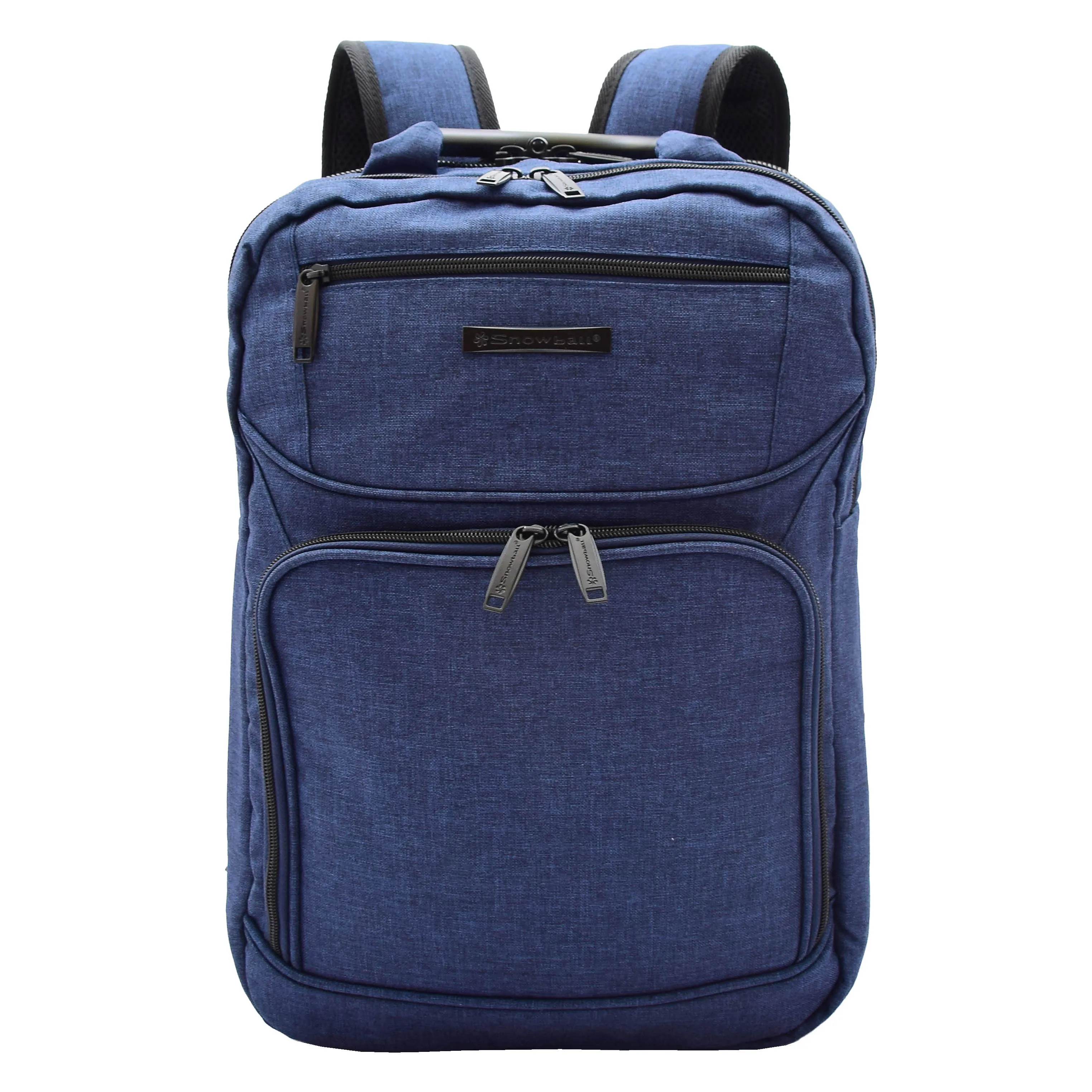 Laptop Backpack Soft Polyester Jean Casual Travel Office Daypack Bag A531 Blue