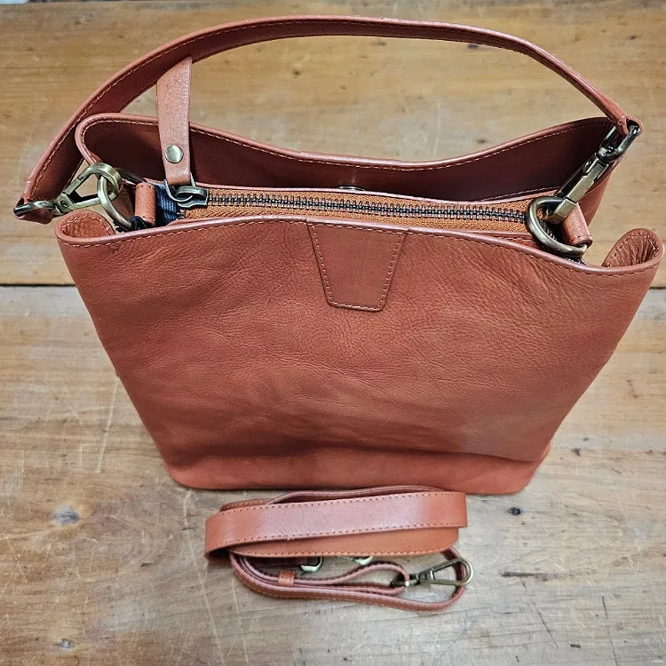 LEATHER HANDBAG CLASSIC GRAB BAG