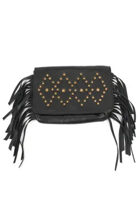 Leather Studs Belt Bag