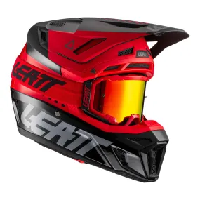 Leatt 2022 8.5 Helmet & Goggle Kit - Red / Black