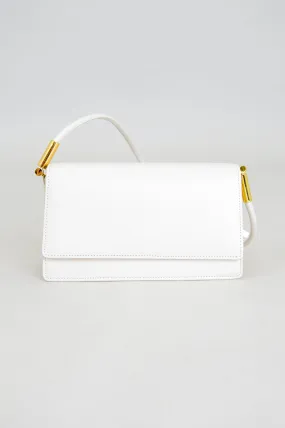 Lina Bag, White, Leather