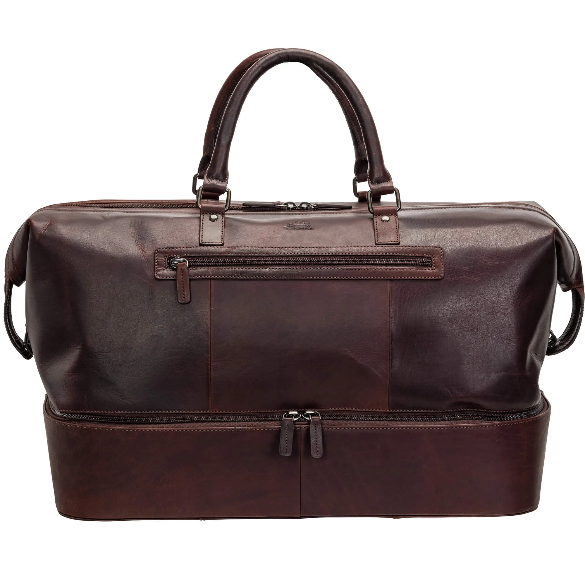 Mancini BUFFALO Double Compartment Duffle Bag