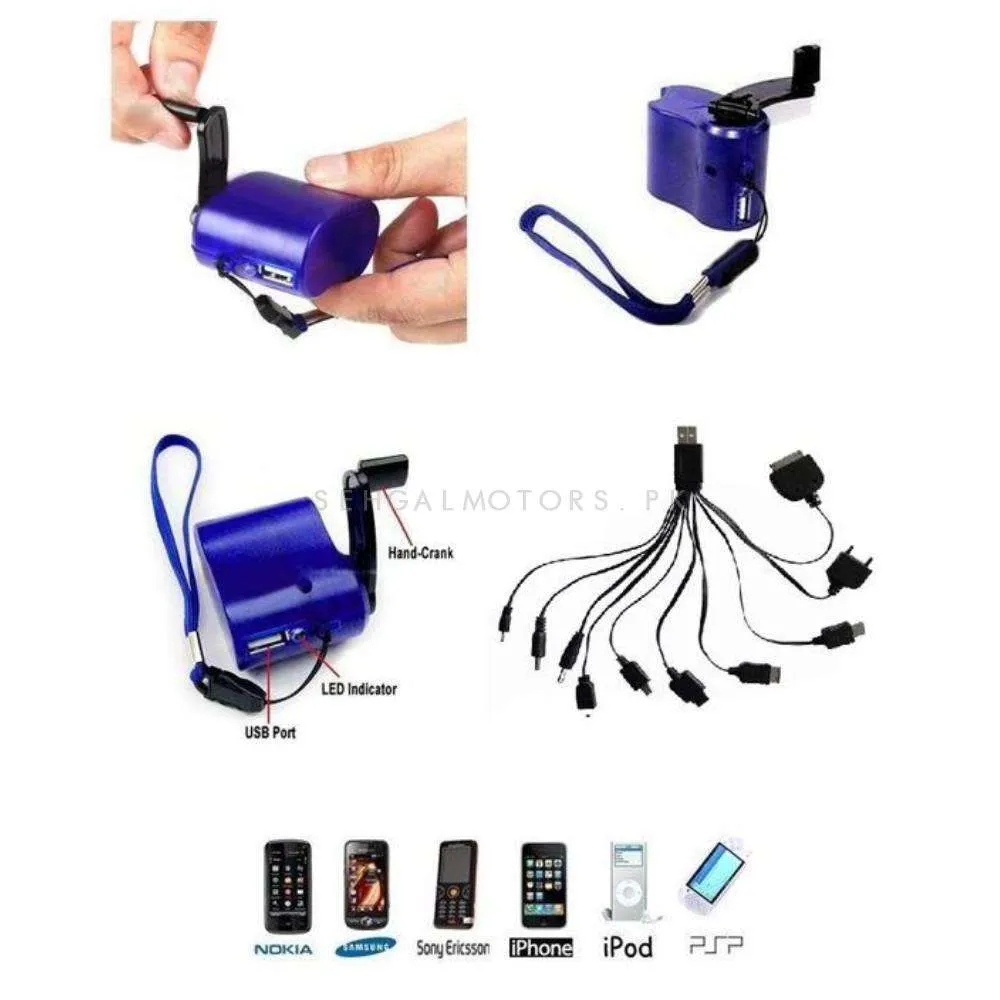 Manual USB Mobile Phone Travelling Charger