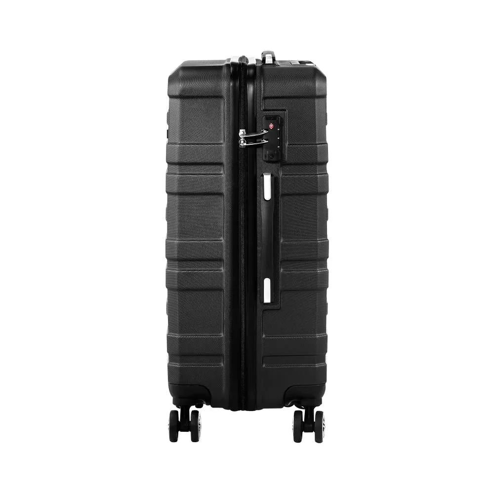 Mazam 28" Luggage Suitcase Trolley Set Travel TSA Lock Storage Hard Case Black