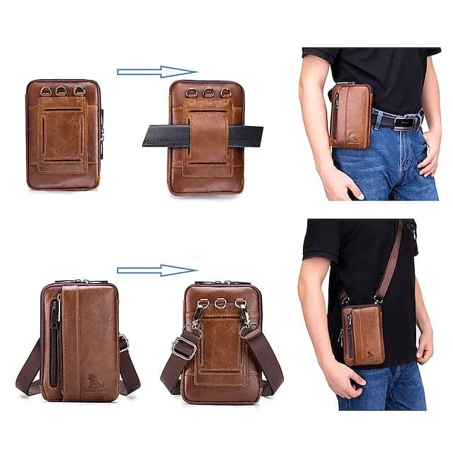 Men's Bum Bag Messenger Bag Fanny Pack Belt Pouch