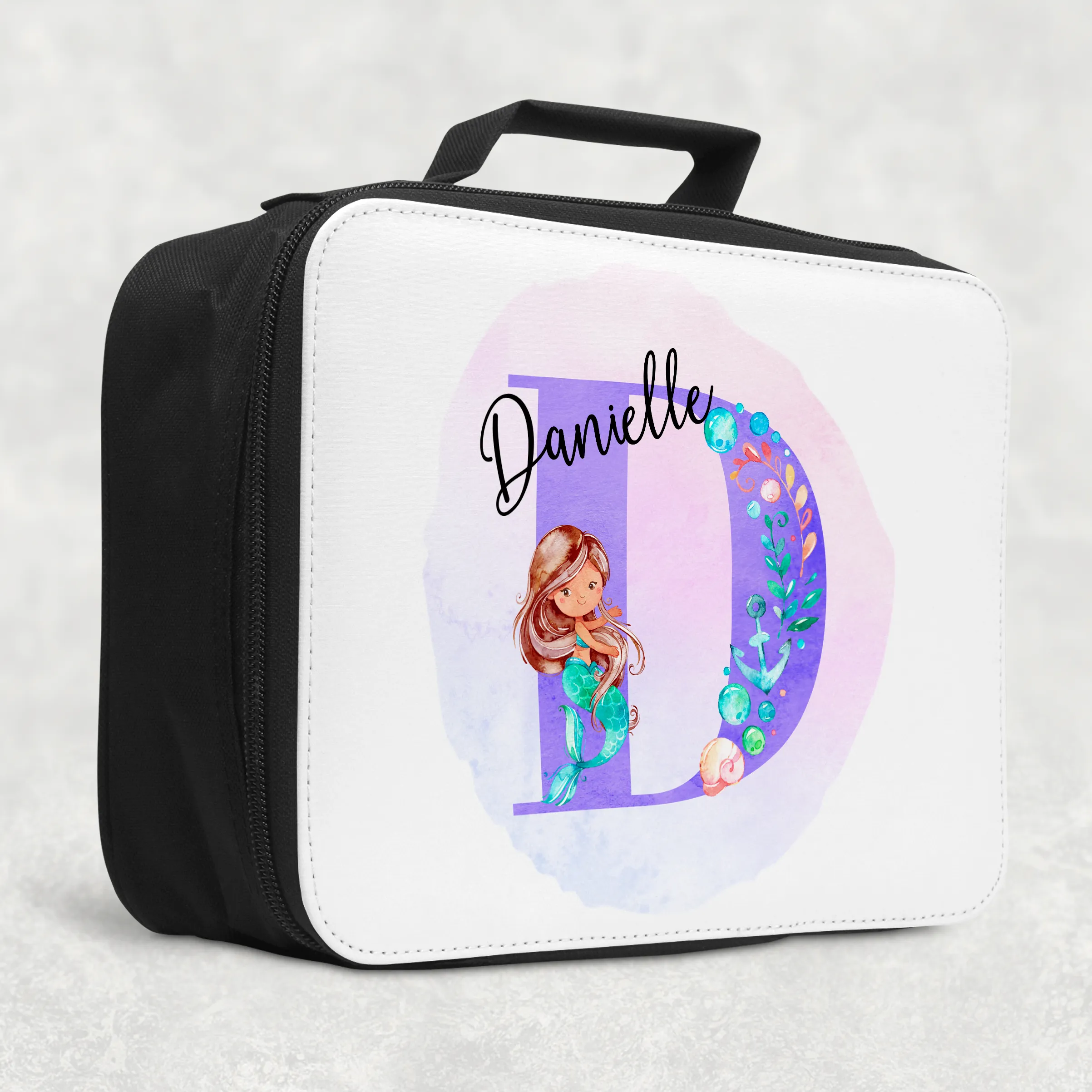 Mermaid Alphabet Insulated Lunch Bag