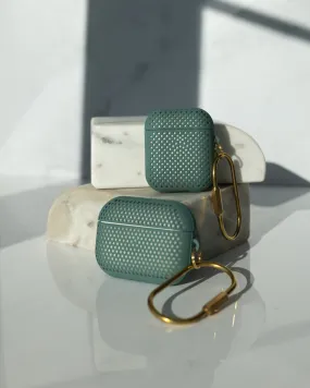 Mesh Matte Green Airpod Case