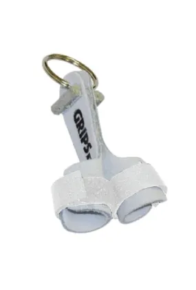 Mini Grips Key Ring - White