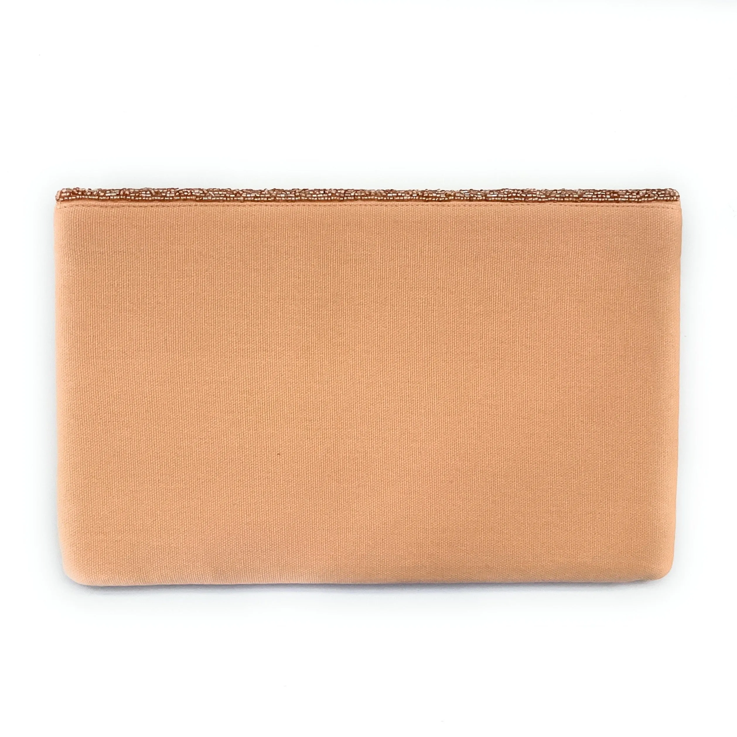 MRS Beaded Clutch Purse (Blush)