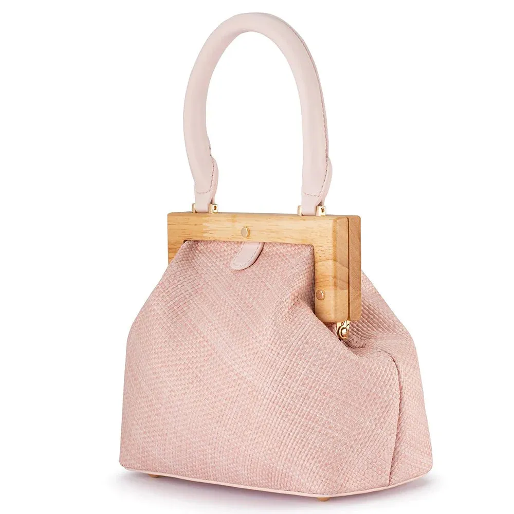 OB2123 PIPER STRAW HANDLE BAG