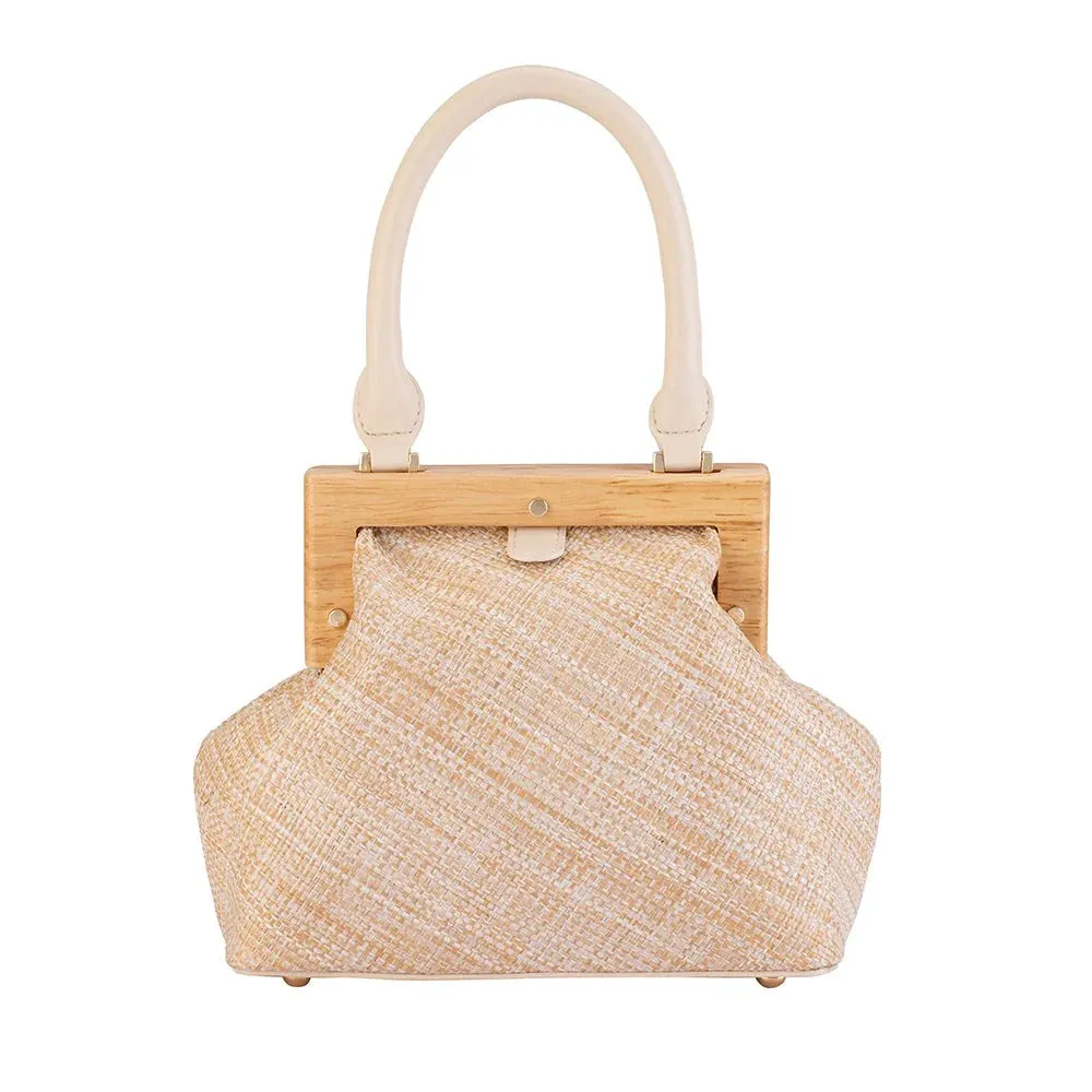 OB2123 PIPER STRAW HANDLE BAG