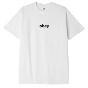 Obey Lower Case T-Shirt - White