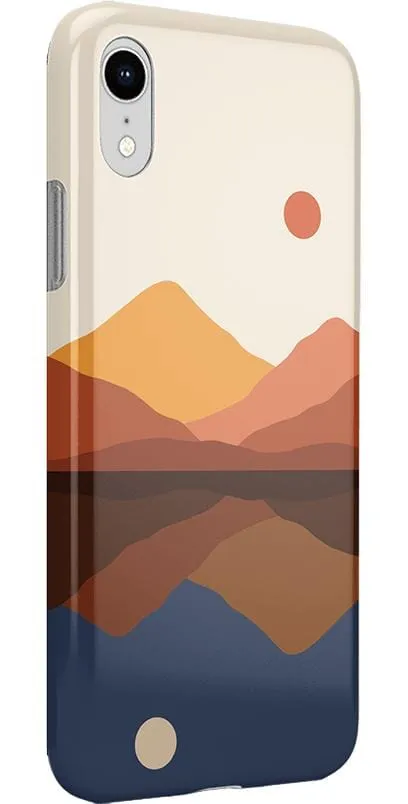 Opposites Attract | Day & Night Colorblock Mountains Case