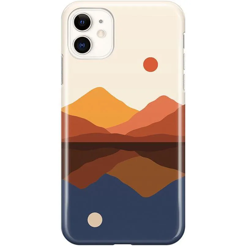 Opposites Attract | Day & Night Colorblock Mountains Case