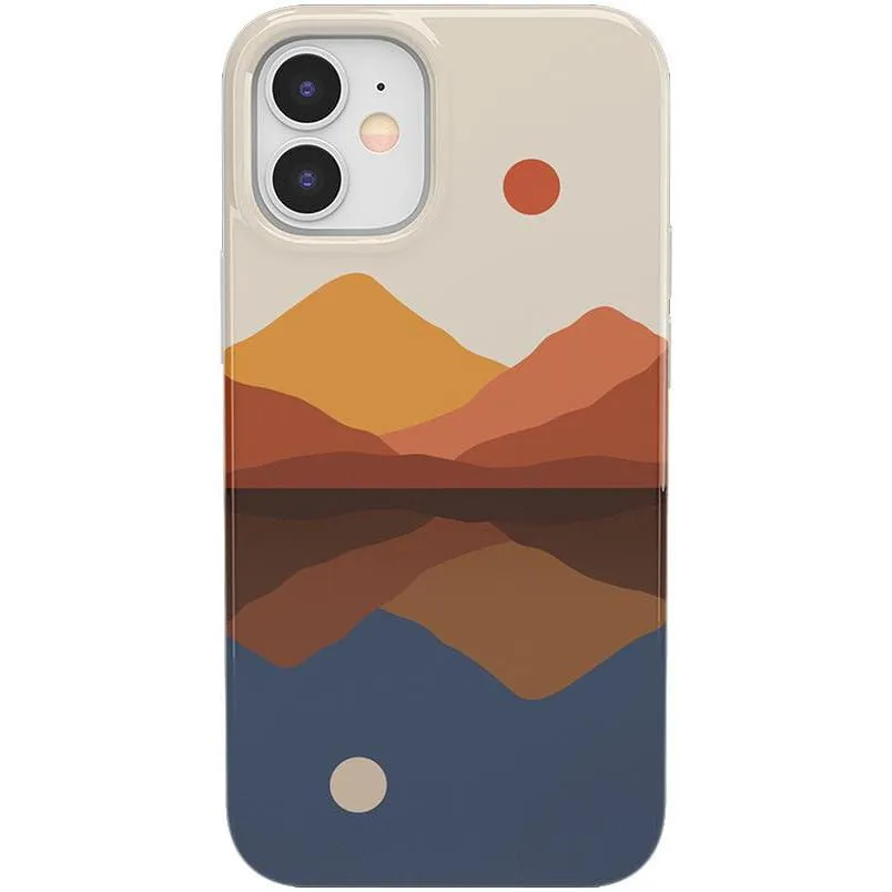 Opposites Attract | Day & Night Colorblock Mountains Case