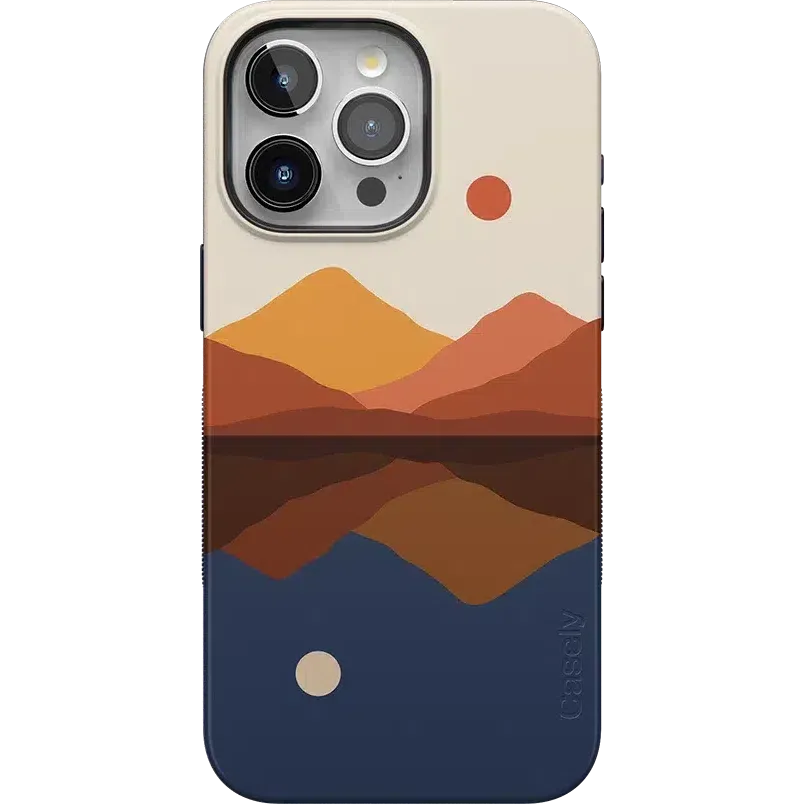 Opposites Attract | Day & Night Colorblock Mountains Case