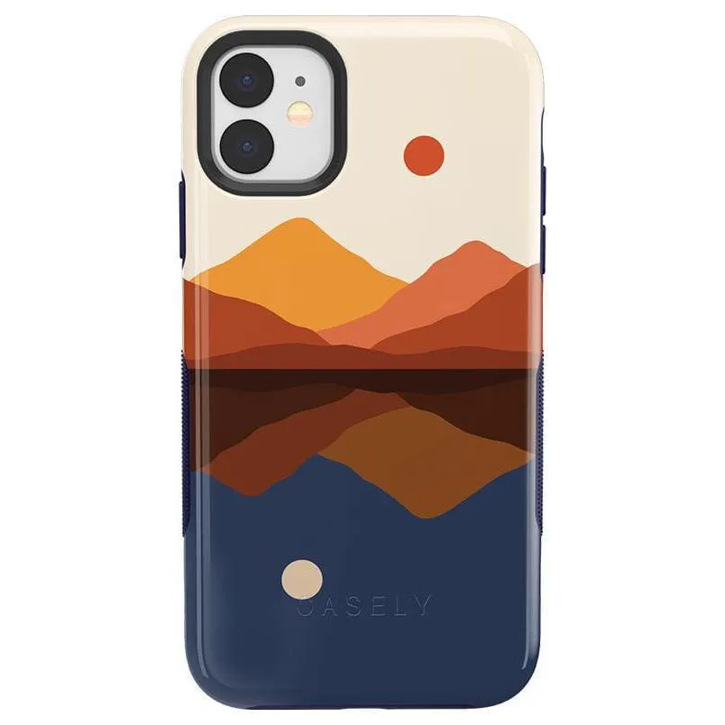 Opposites Attract | Day & Night Colorblock Mountains Case