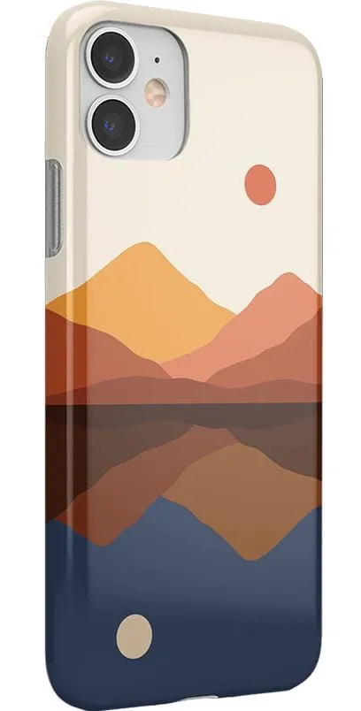 Opposites Attract | Day & Night Colorblock Mountains Case