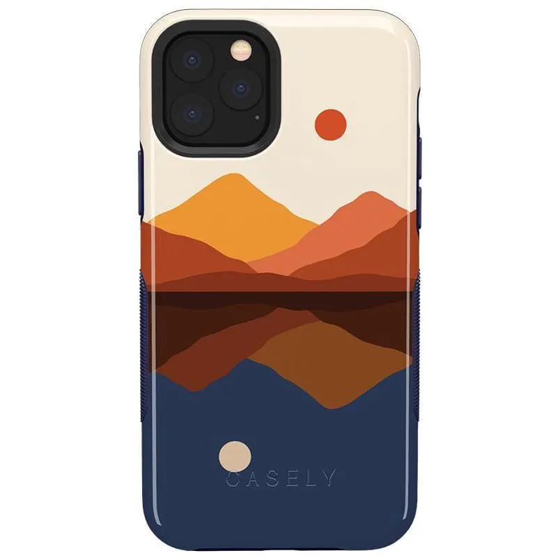 Opposites Attract | Day & Night Colorblock Mountains Case