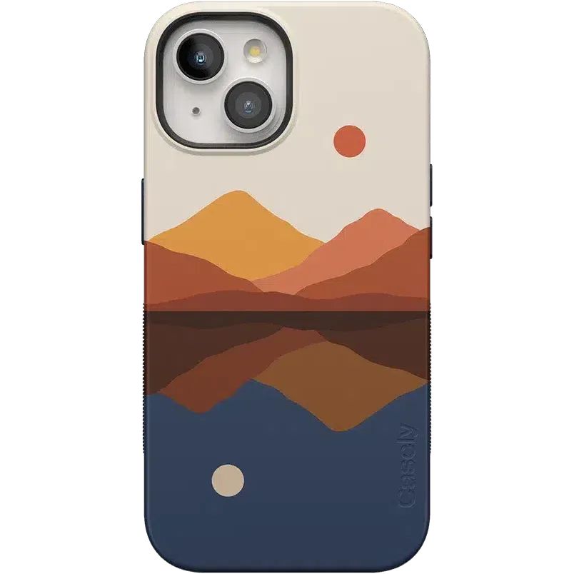 Opposites Attract | Day & Night Colorblock Mountains Case