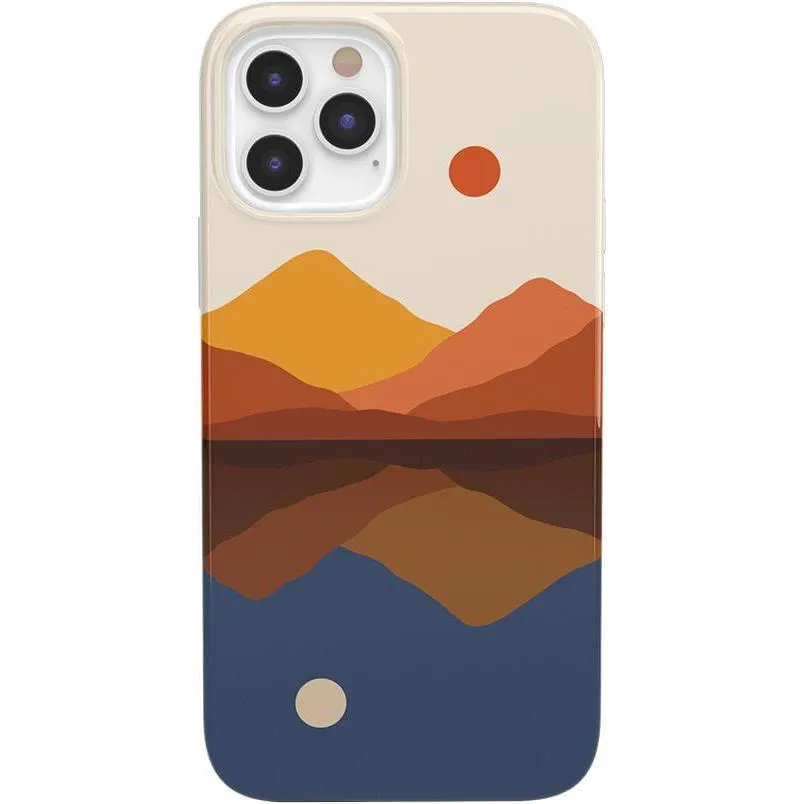 Opposites Attract | Day & Night Colorblock Mountains Case