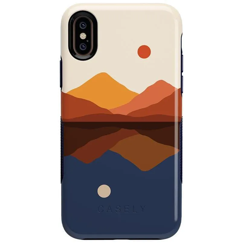 Opposites Attract | Day & Night Colorblock Mountains Case