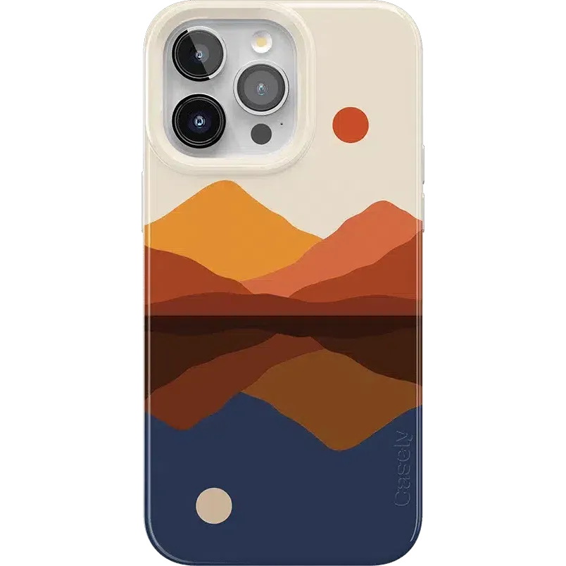 Opposites Attract | Day & Night Colorblock Mountains Case