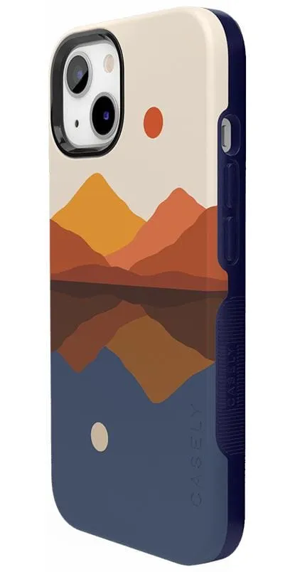 Opposites Attract | Day & Night Colorblock Mountains Case