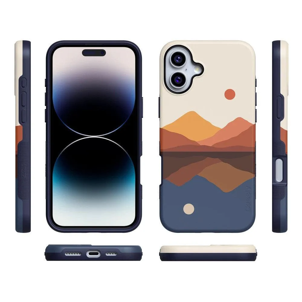 Opposites Attract | Day & Night Colorblock Mountains Case