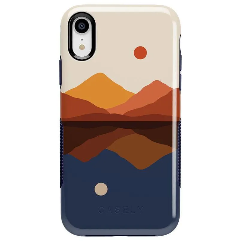 Opposites Attract | Day & Night Colorblock Mountains Case