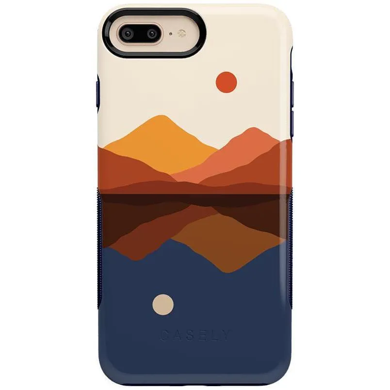 Opposites Attract | Day & Night Colorblock Mountains Case