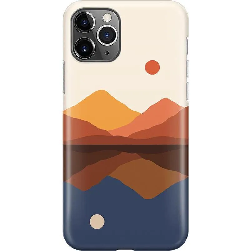 Opposites Attract | Day & Night Colorblock Mountains Case