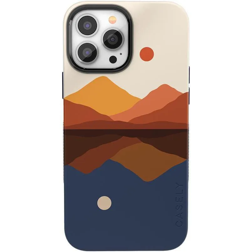 Opposites Attract | Day & Night Colorblock Mountains Case