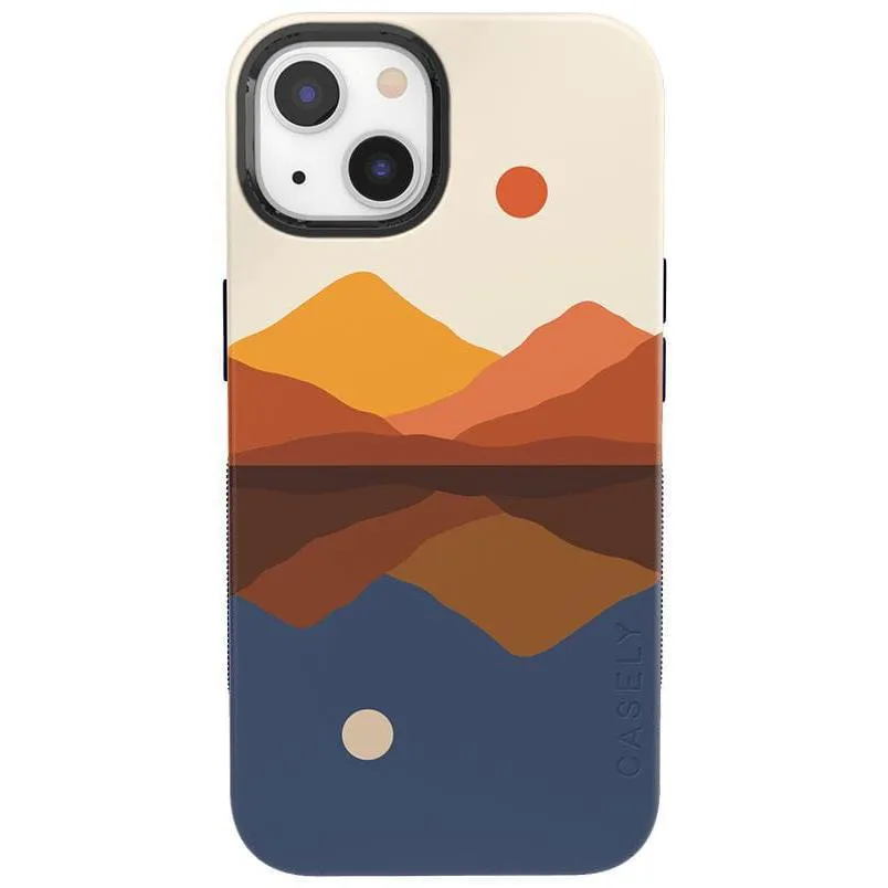 Opposites Attract | Day & Night Colorblock Mountains Case