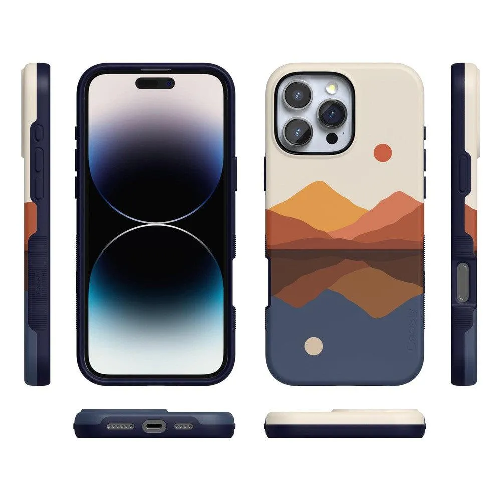 Opposites Attract | Day & Night Colorblock Mountains Case