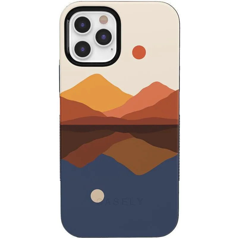 Opposites Attract | Day & Night Colorblock Mountains Case