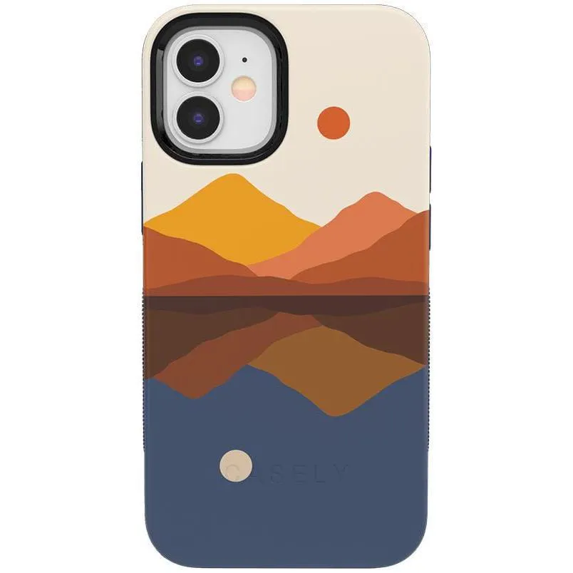 Opposites Attract | Day & Night Colorblock Mountains Case