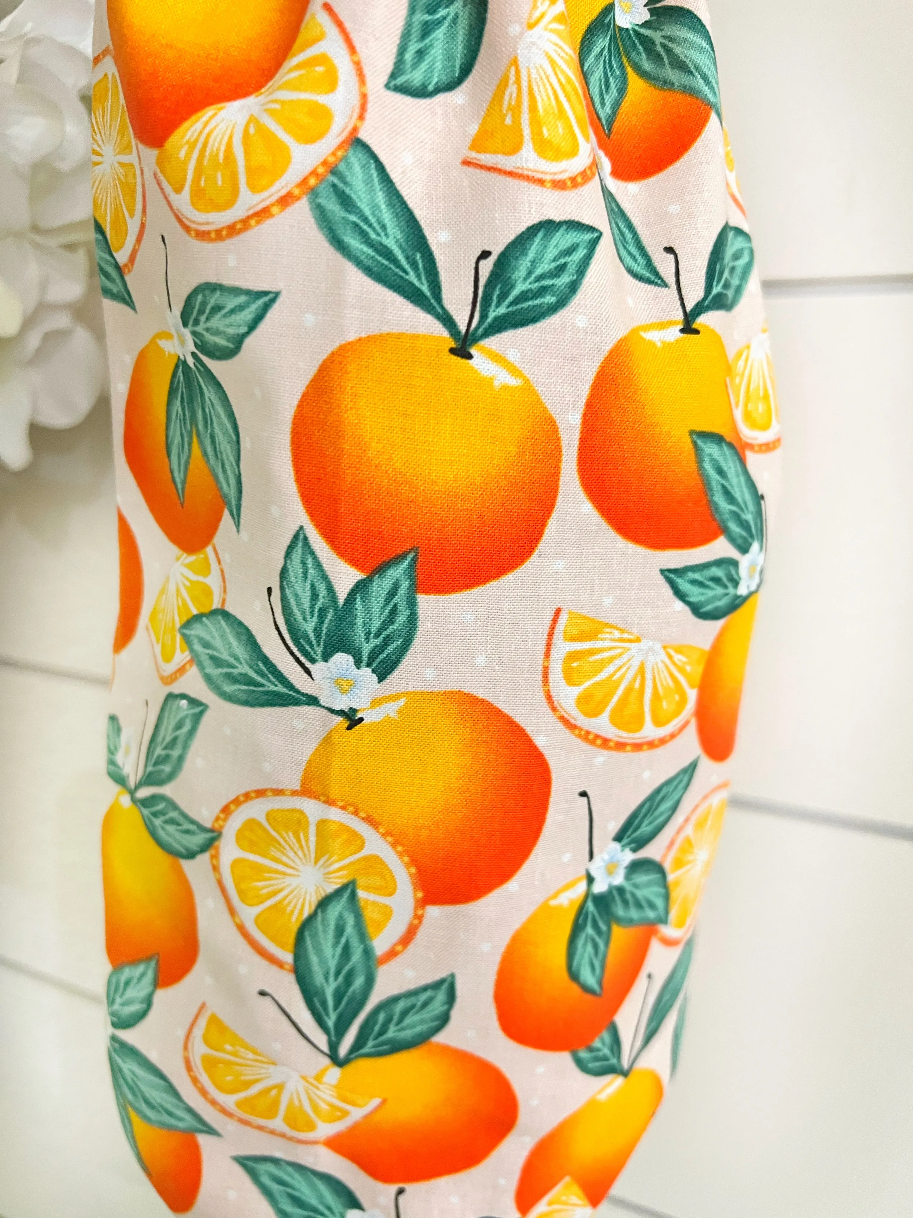 Oranges on dot Bag Holder