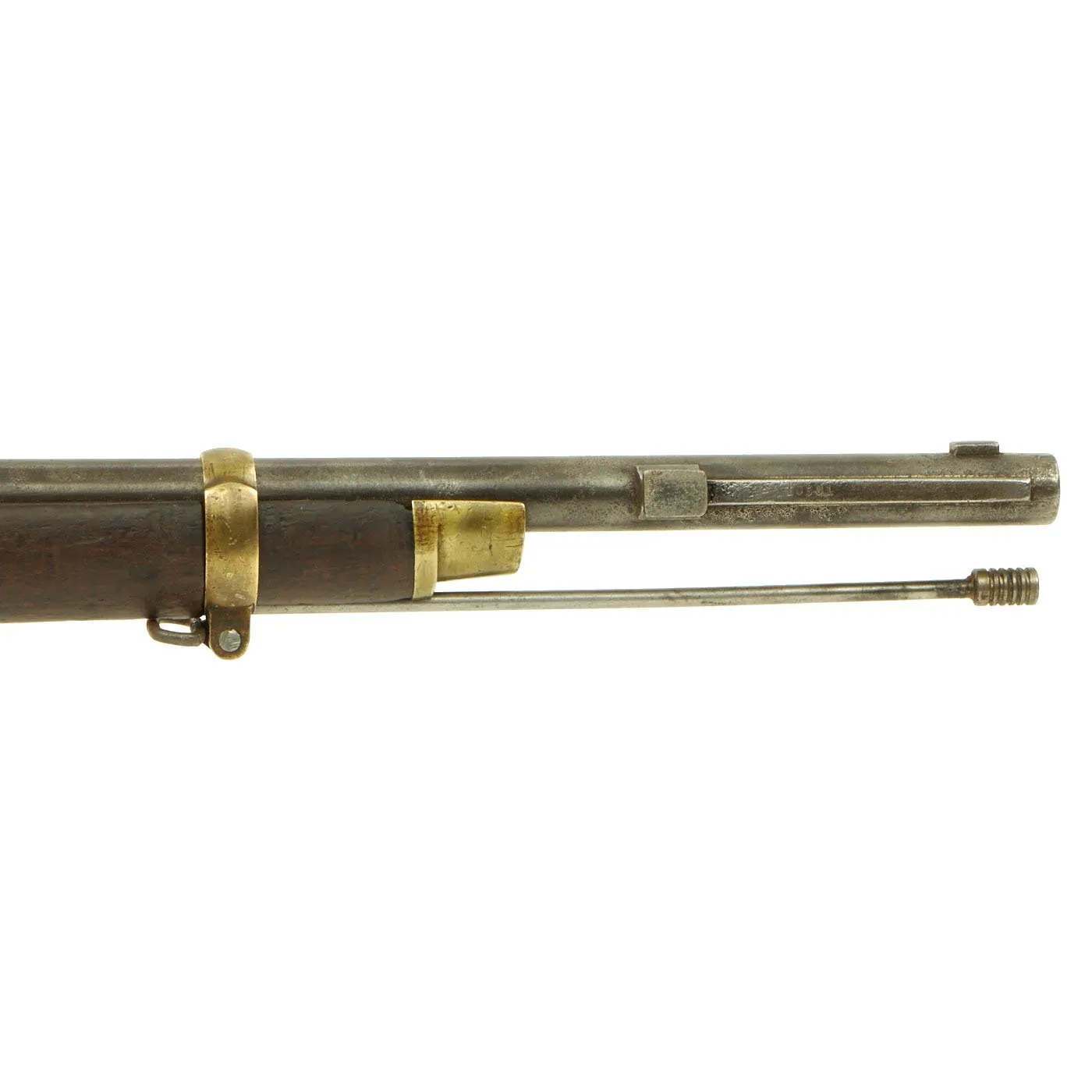 Original Belgian M-1870 Comblain Falling Block Carbine with Sawback Sword Bayonet dated 1889 - Serial 24321