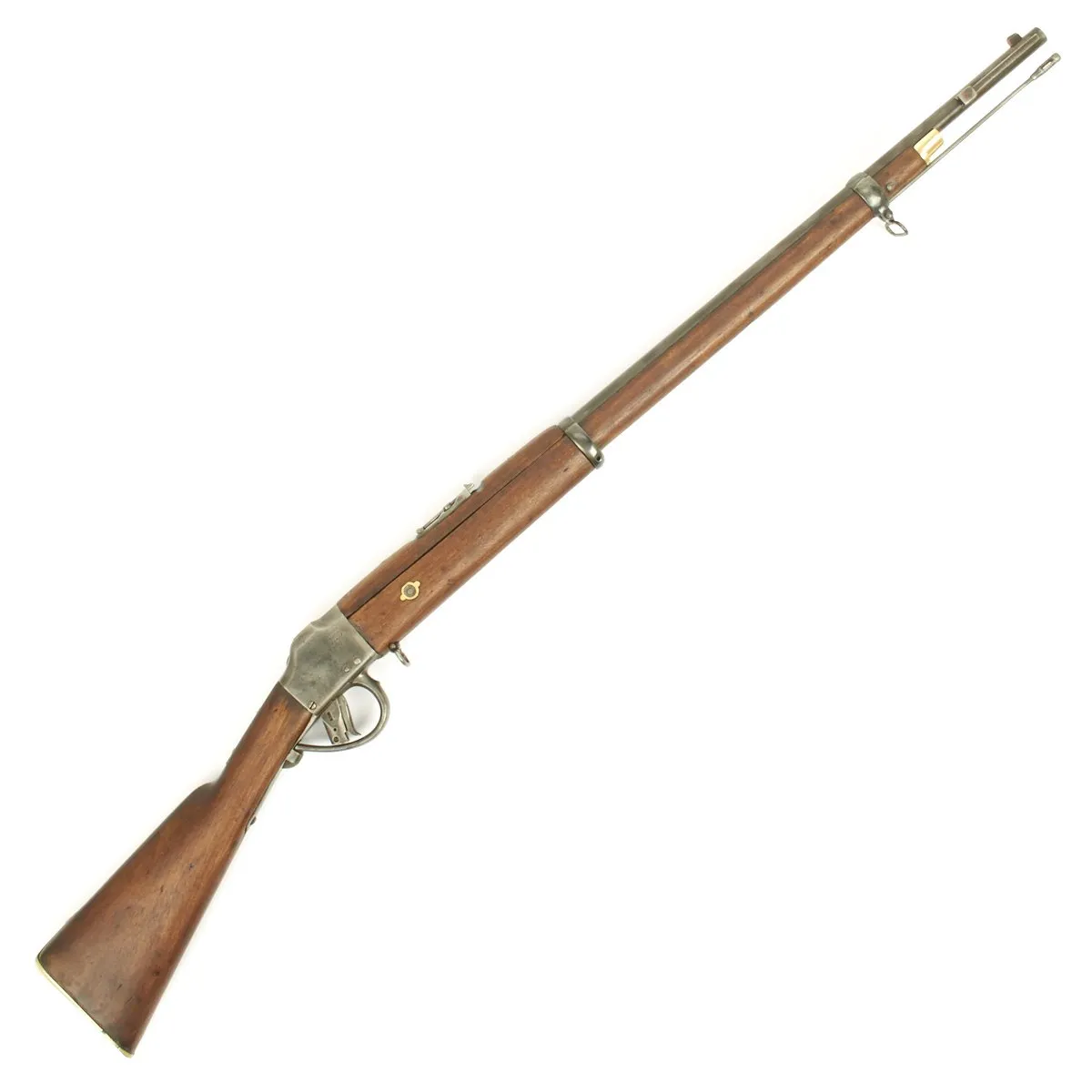 Original Belgian M-1870 Comblain Infantry Falling Block Rifle - Serial 64437