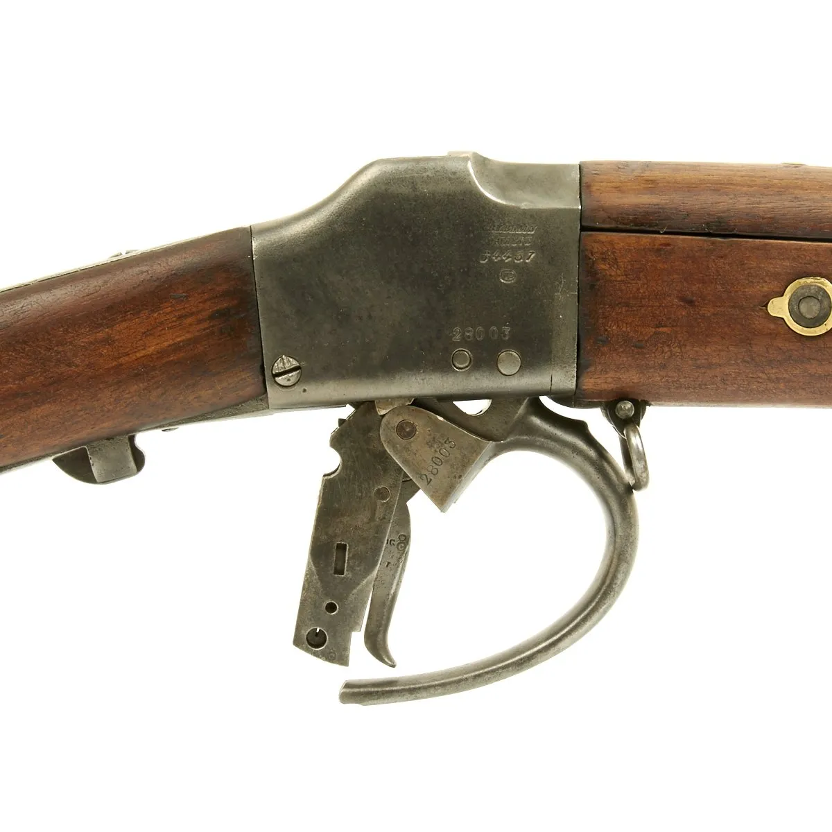 Original Belgian M-1870 Comblain Infantry Falling Block Rifle - Serial 64437