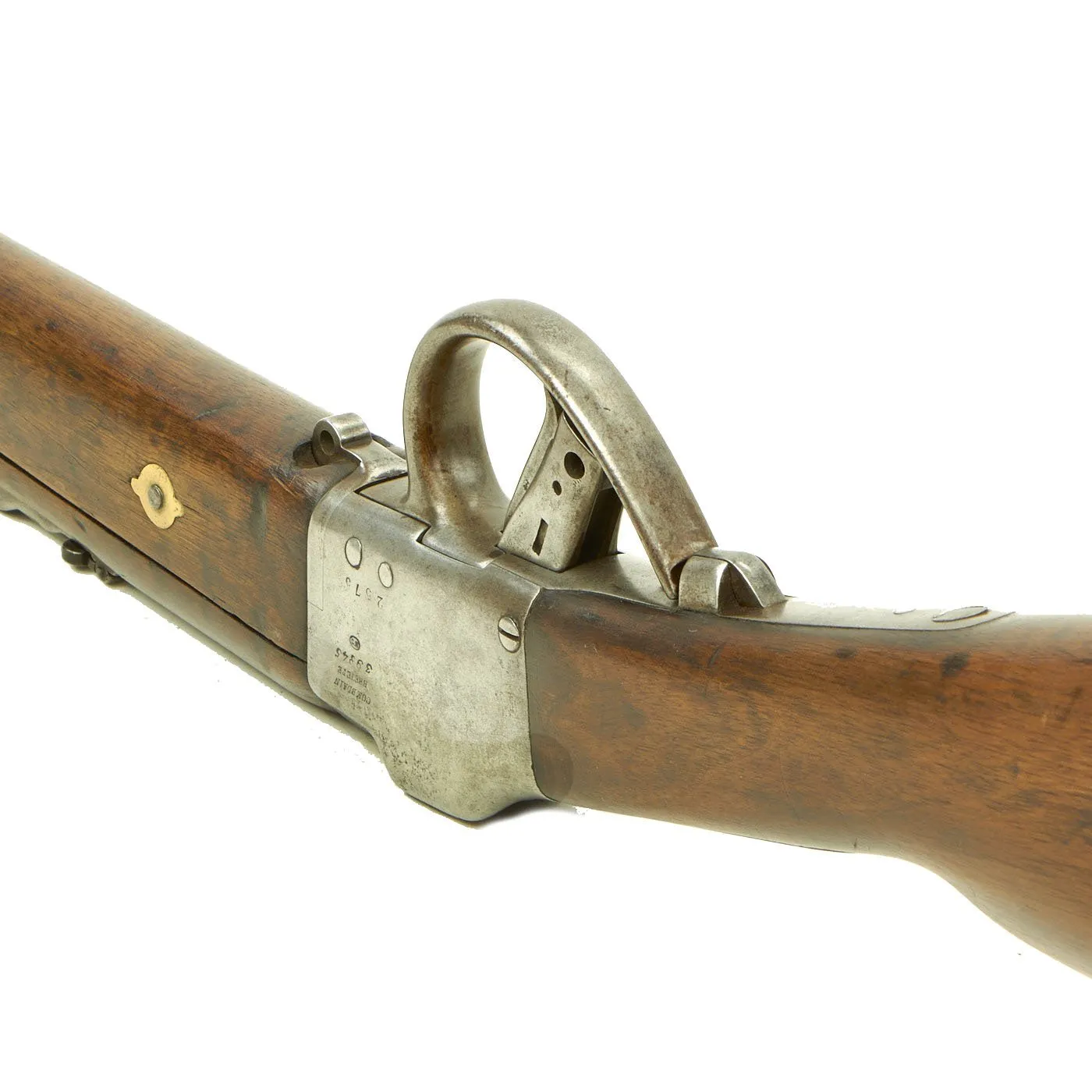 Original Belgian M-1870 Comblain Infantry Falling Block Rifle with Brass Fittings - Serial 39845