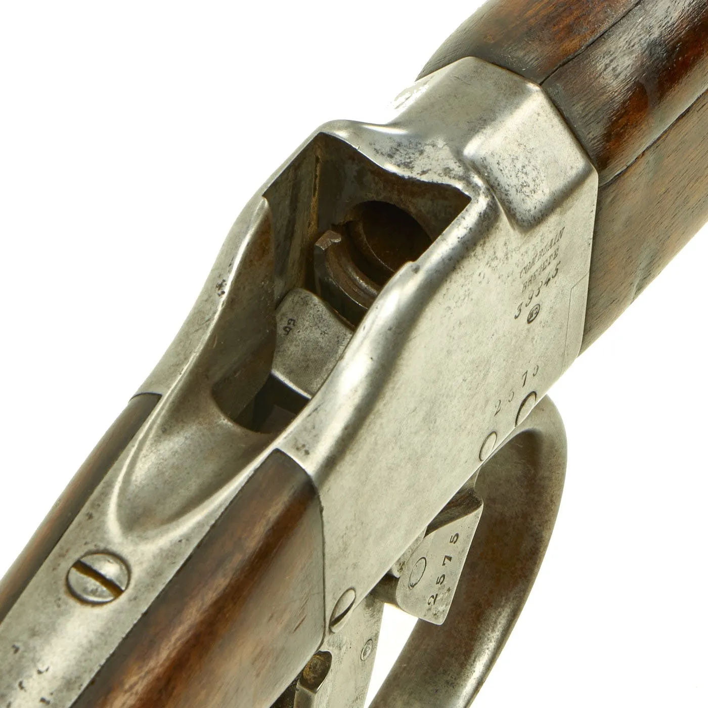 Original Belgian M-1870 Comblain Infantry Falling Block Rifle with Brass Fittings - Serial 39845