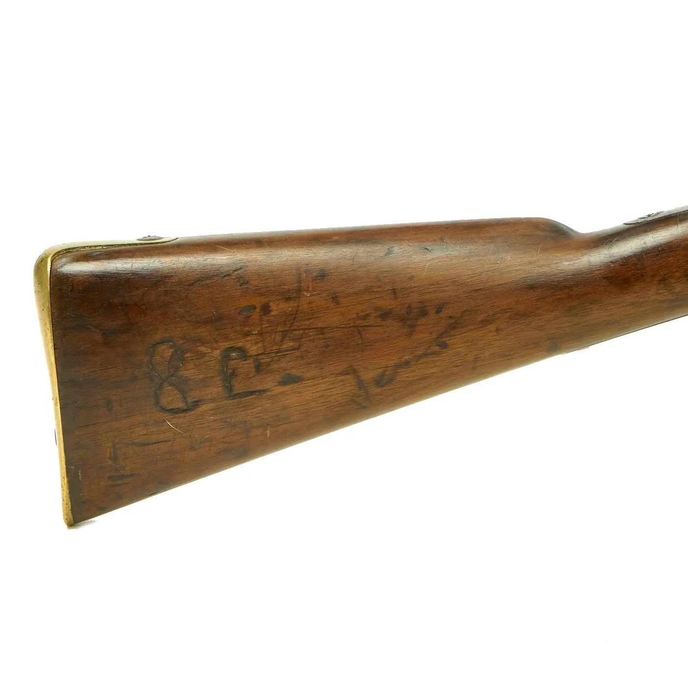 Original Belgian M-1870 Comblain Infantry Falling Block Rifle with Brass Fittings - Serial 39845