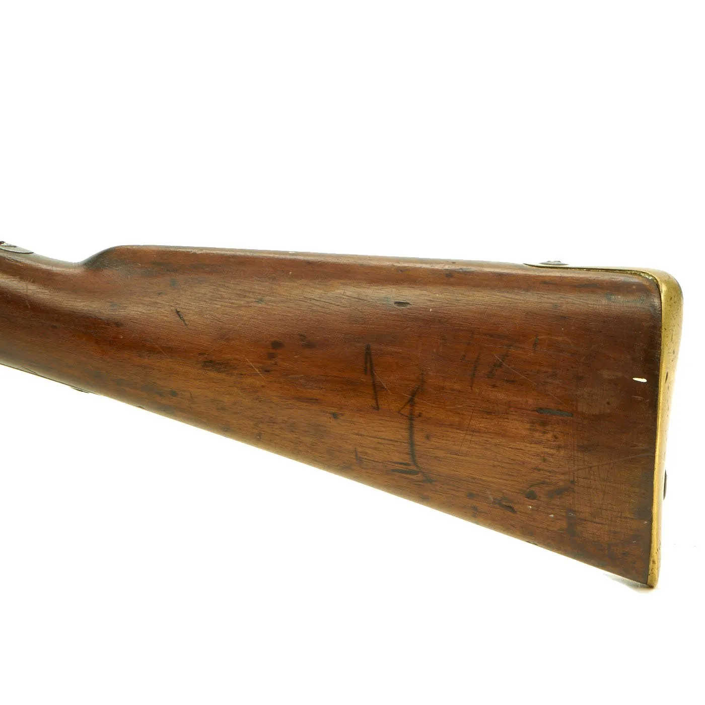 Original Belgian M-1870 Comblain Infantry Falling Block Rifle with Brass Fittings - Serial 39845